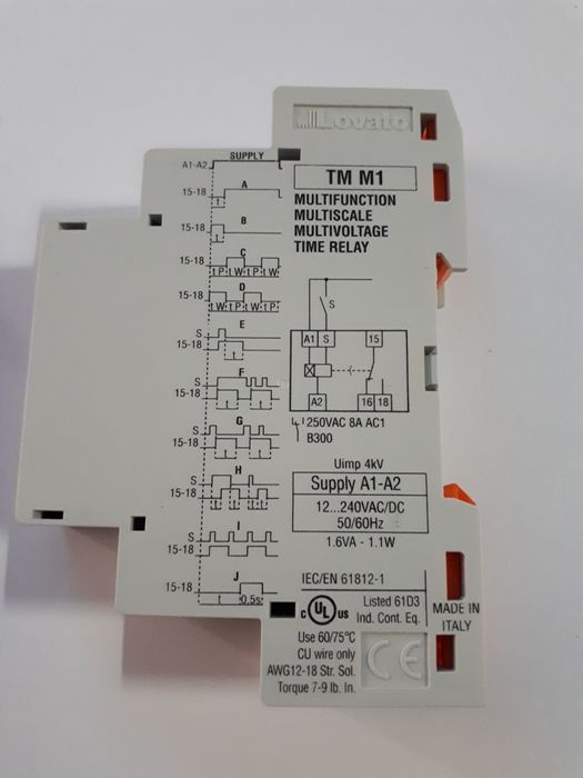 Temporizator Multifuncțional/LOVATO TM M1