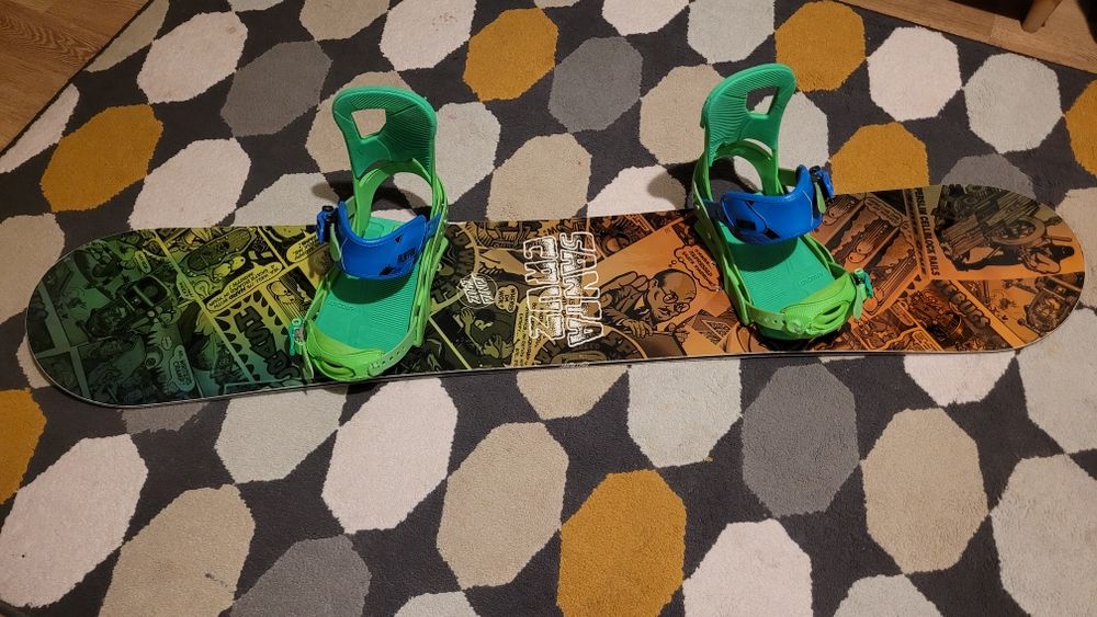 Placa snowboard Santa Cruz 138 + legaturi Burton Cartel