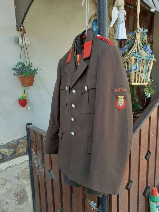 Veston/sacou militar pompieri (vintage,colectie)