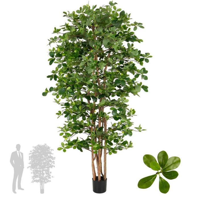 Planta artificiala Copac artificial H180cm Ficus orient cu 3780 frunze