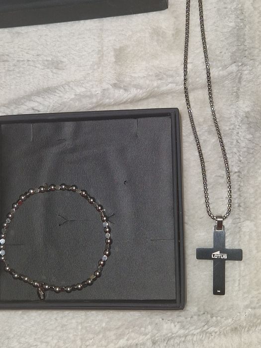 Lant cu cruce Lotus plus Bratara
