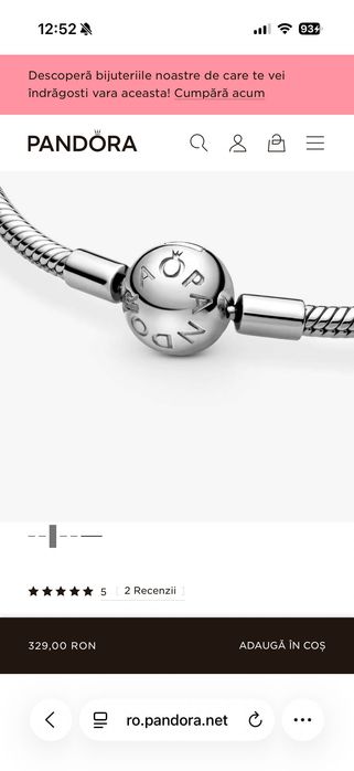 Bratara originala pandora