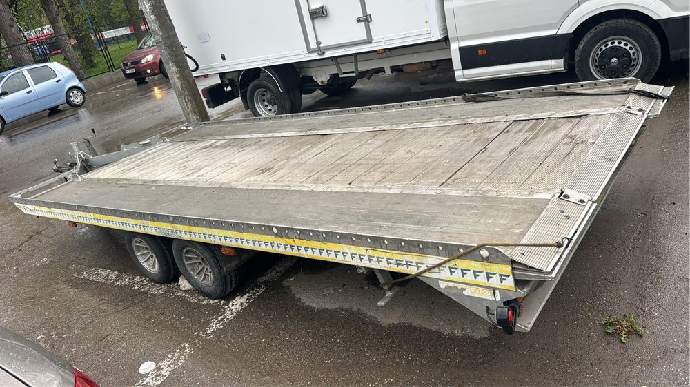 Remorca fitzel 3000kg util4,7m aluminiu roti10