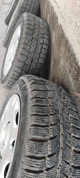 Штамп с зимней резины R15