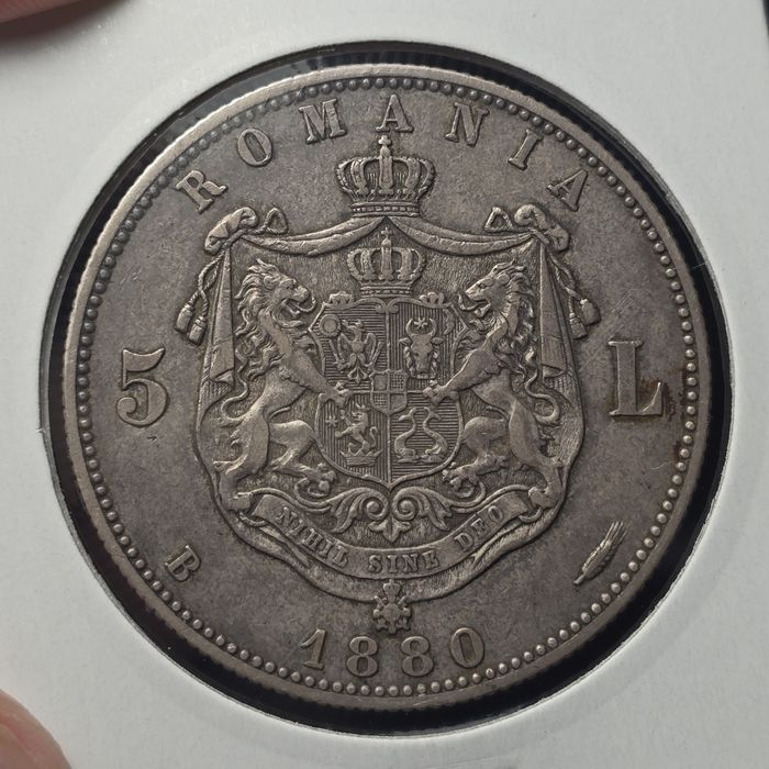 5 lei 1880 moneda