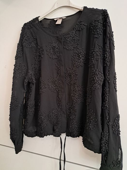 H&M риза с 3d цветя р-р С