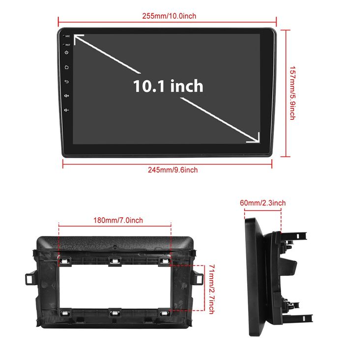 Toyota Auris E150 мултимедия Android GPS навигация