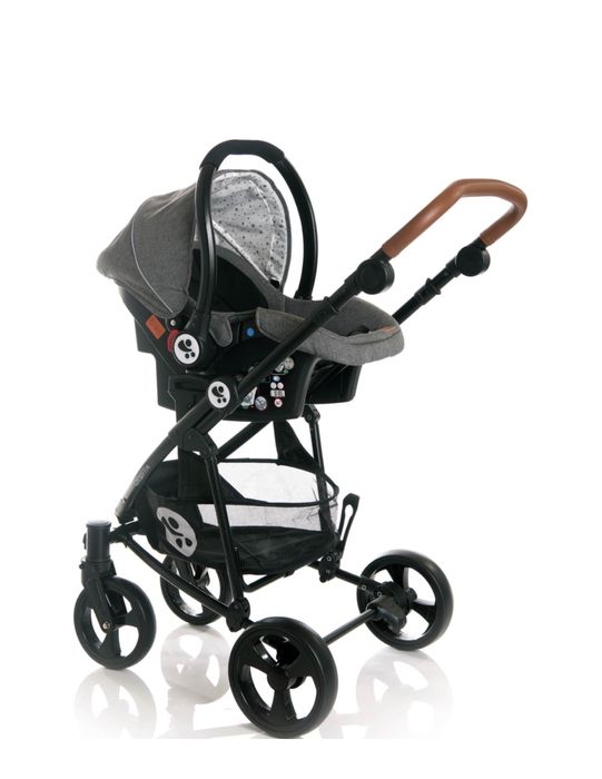 Детска количка 3 in 1 Lorelli Crysta, Сива