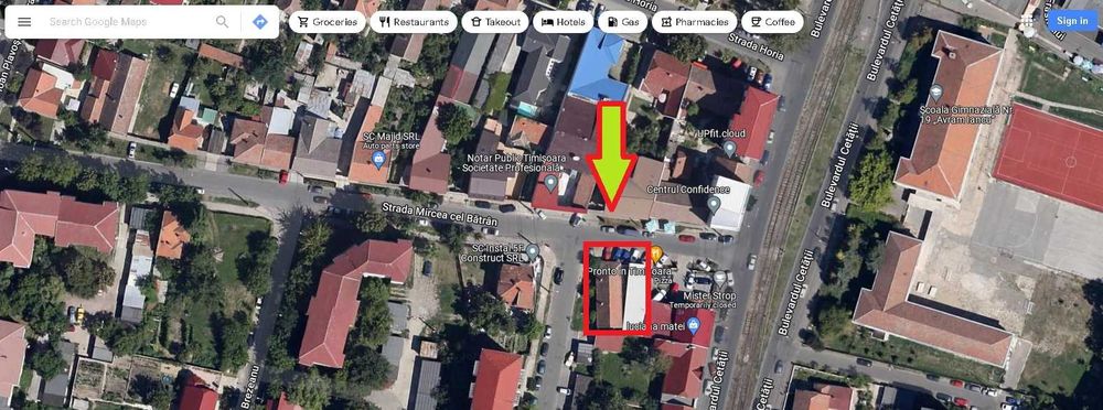 Închiriez spațiu comercial 101 mp + spatiu auxiliar de min. 50 mp