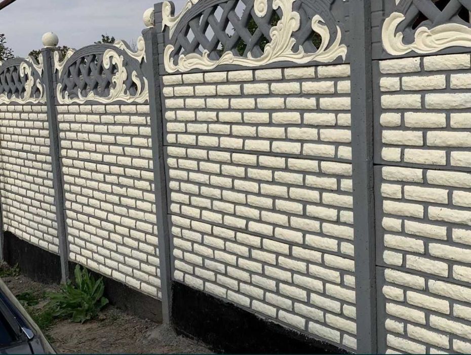 Еврозабор, Забор, Ограждения, Шлакоблок