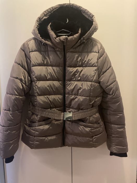 Зимно яке с качулка,2 джоба и колан