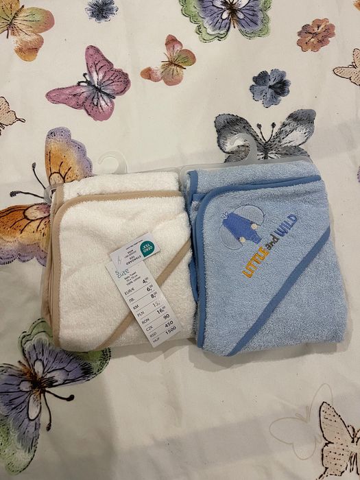 Бебешки кърпи и одеалце/подарък шишенце