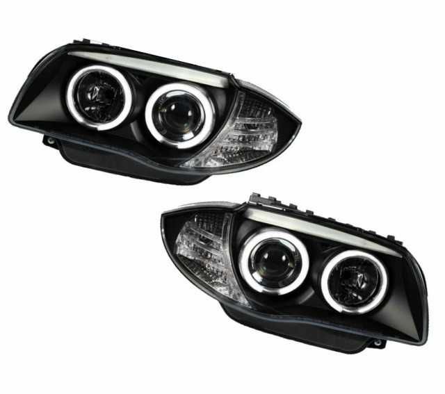 Фарове БМВ 1  Е81 Е82 Е87 Е88 ЛЕД Нови Тунинг BMW E87 E82 LED Angle ey