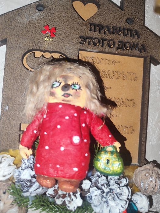 Ватные игрушки ручной работы