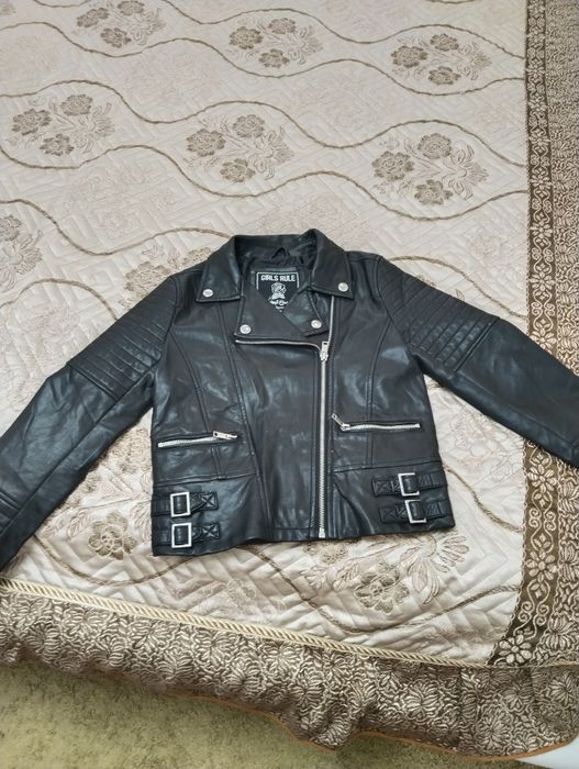 Детская кожаная куртка