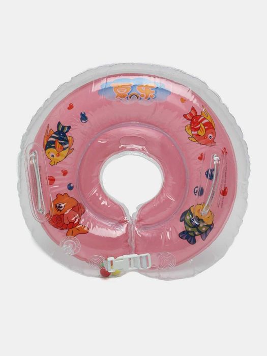 Детский надувной круг на шею, для купания малышей, в ванной и бассейне