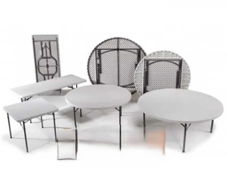 Masa pliabila rotunda sau dreptunghiulara HDPE o Bijuterie dama