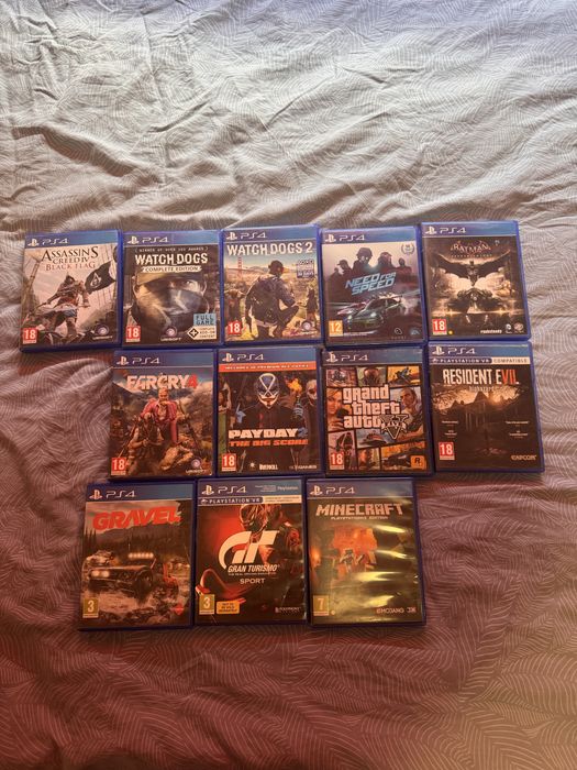 Продавам ps4 игри готови за игра.