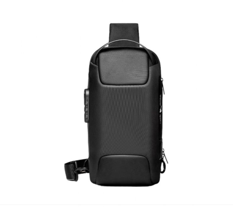 Мъжка чанта за през рамо с USB