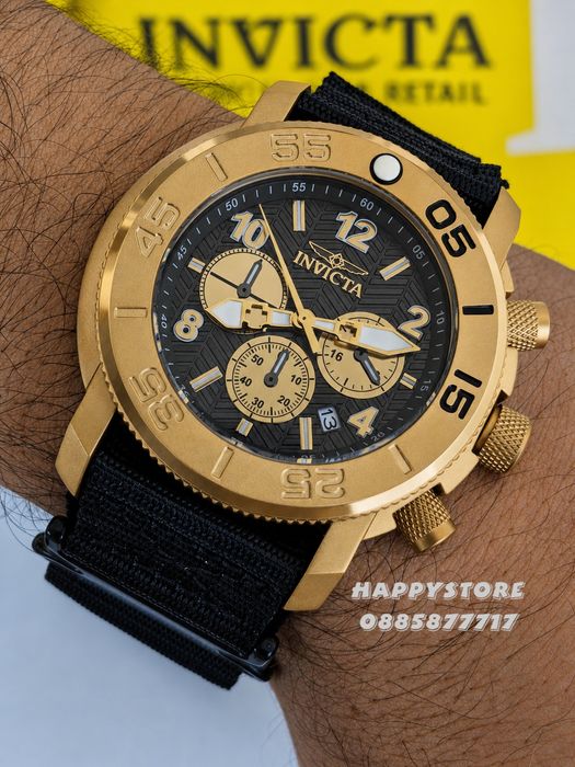 INVICTA Orpheus gold 50 mm, Инвикта нов мъжки часовник