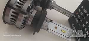 лед крушки Н7 M5 Plus 100W 16000LM, H4, H7, H8, H11, 6000k, ZES 2 чип