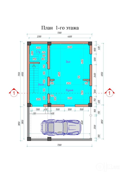 0.8 сотих 4 хона Хасанбой шахар тарафи