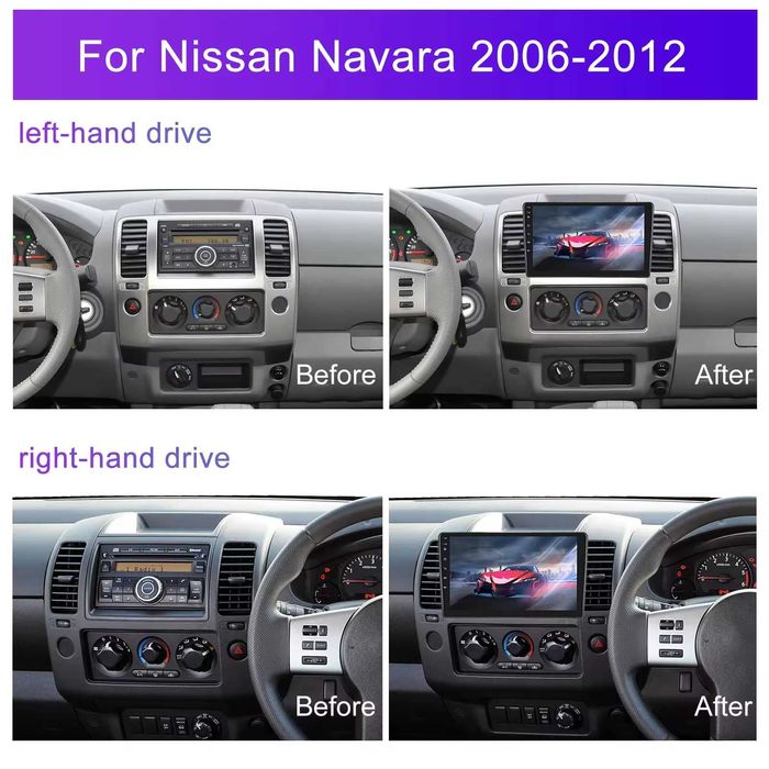 Мултимедия Двоен дин за Nissan NAVARA Навигация Навара плеър Android