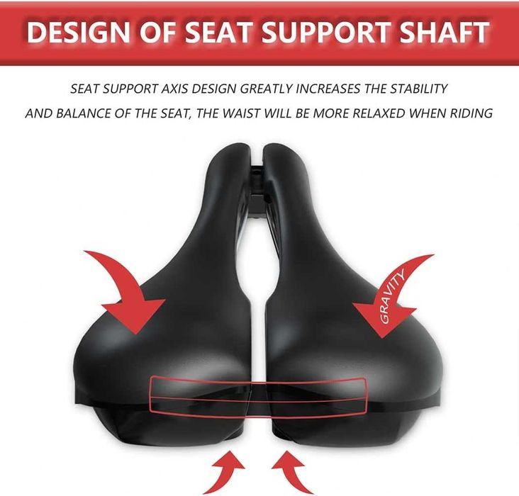 Sa, Scaun de bicicletă HUGEOAKS cu spumă cu memorie, variante