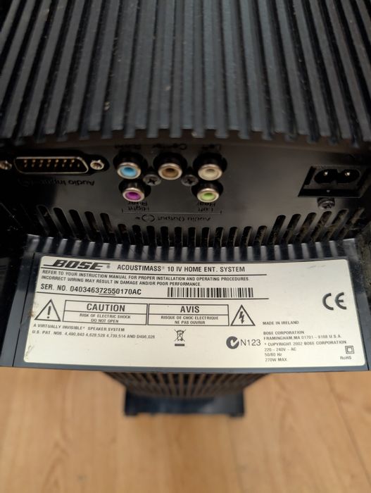 Sistem home cinema Bose Acoustimass 10  jbl bowers bang harman