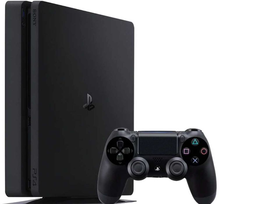 PS4 Slim 250Gb+3 Jocuri+1 Controler. Consola a fost curățată de praf și pasta Thermo schimbata
