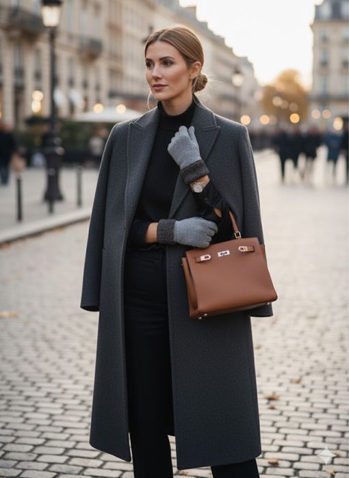 Manusi damă Lauren Ralph Lauren Herringbone M