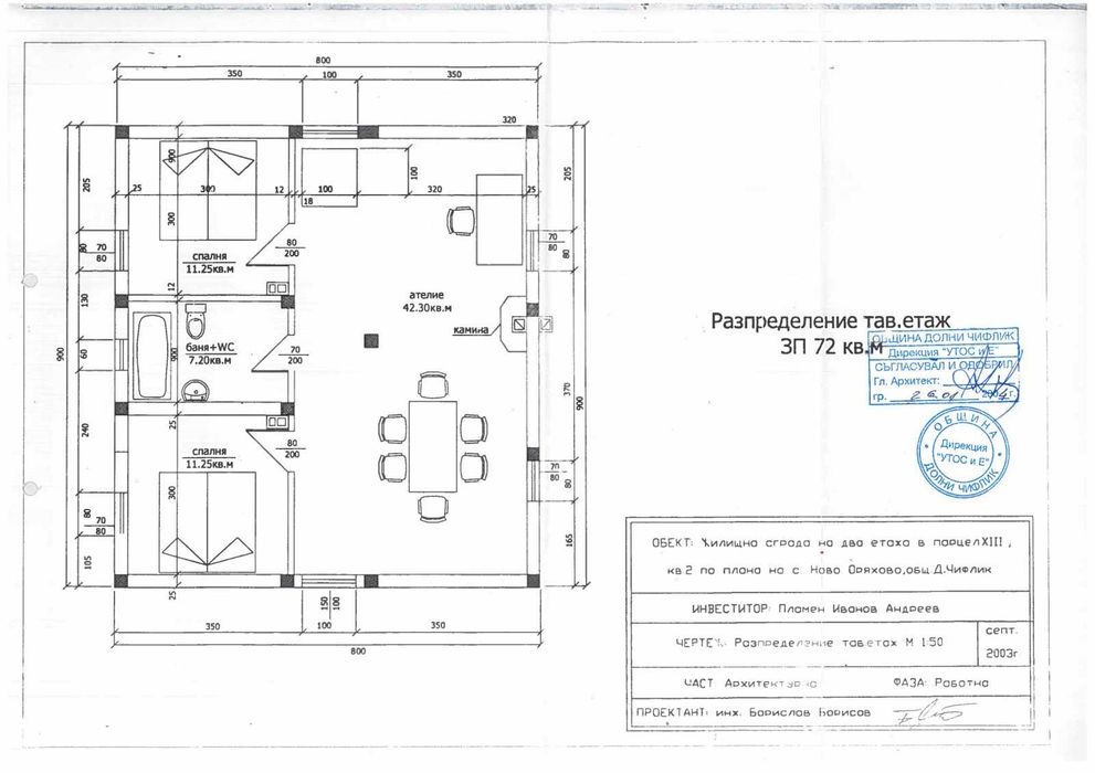 къща на груб строеж
