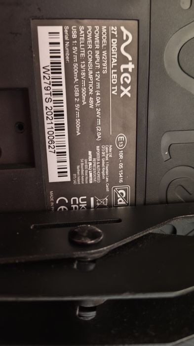 TV Avtex 27” Smart webOS 12V  – special pentru autorulotă / camper / r