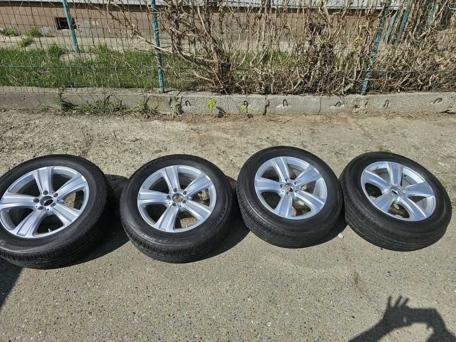 Vând set 4 jante originale Mercedes + anvelope
