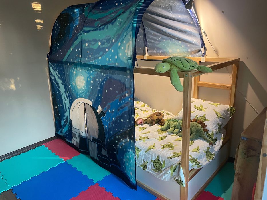 Детско двуетажно легло Ikea Kura