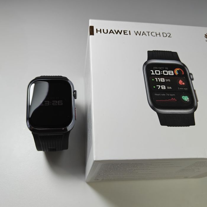 Smartwatch Huawei Watch D2 – Tensiometru Medical Certificat (ABPM 24h), Apeluri, NFC, Garanție Aug 2028