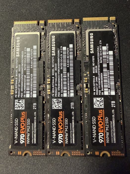 SSD 2TB Samsung 970 Evo Plus Pcie 3.0 x4 3.500 MB/s read 3.300MB/s wri