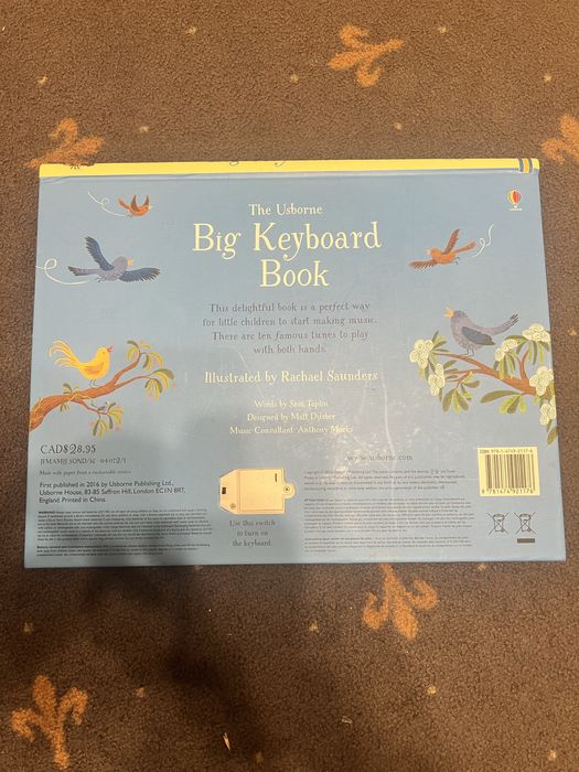 Usborne big keyboard book carte muzicala