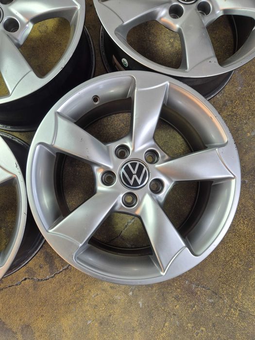 4 Jante Aliaj 5x112 16'' VW Golf Passat Touran Tiguan Caddy Sharan