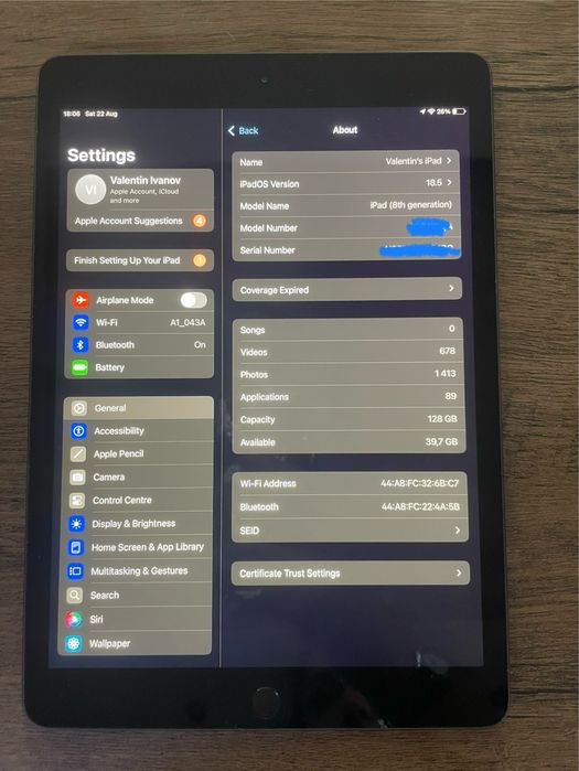 Ipad 8th generation