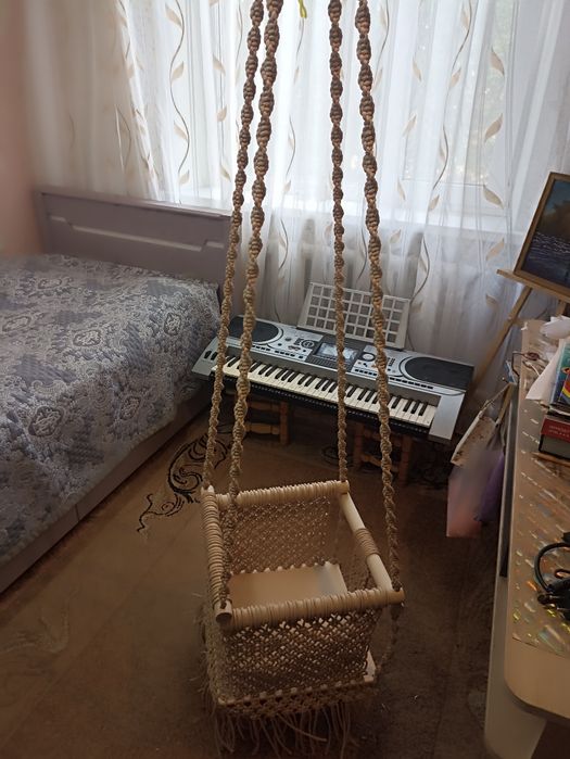 Детская качеля ручная работа