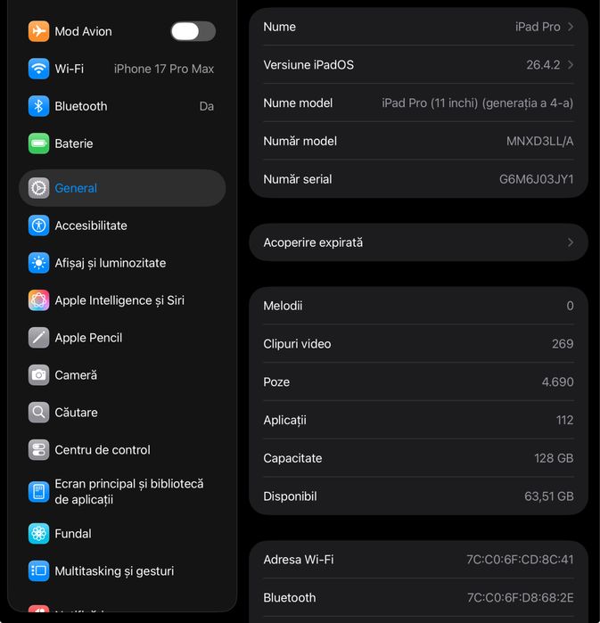 iPad 11 Pro M2 gen 4 2022