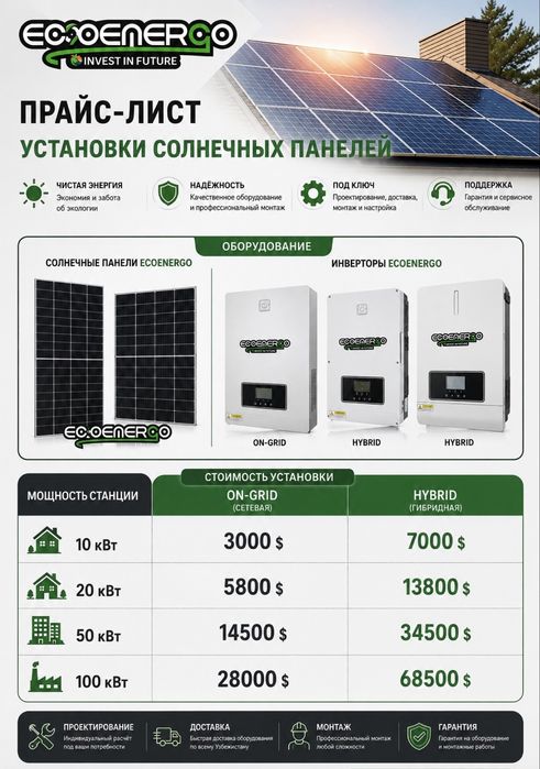 Солнечные панели.Качественно,быстро.