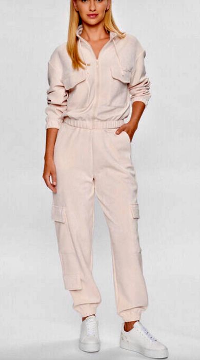 Спортен комплект Guess, белдо розово-бежов С/ХС