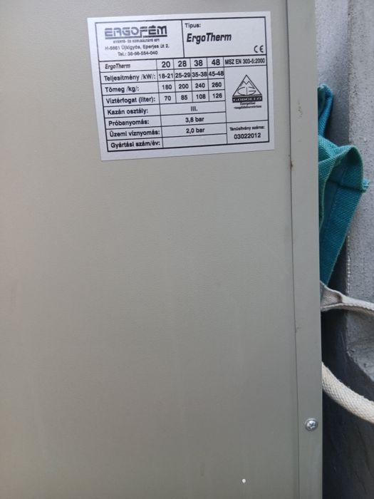 Centrala pe lemne 38kw
