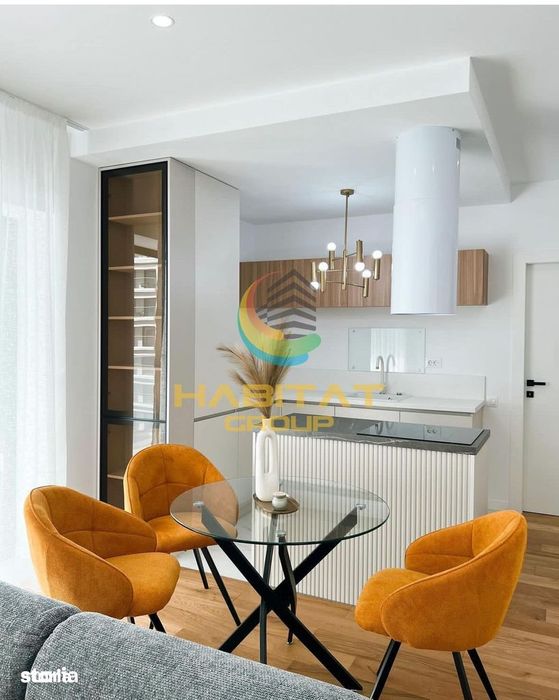 One Cotroceni Park 2 camere 5/8, parcare + boxa, complet utilat mobila