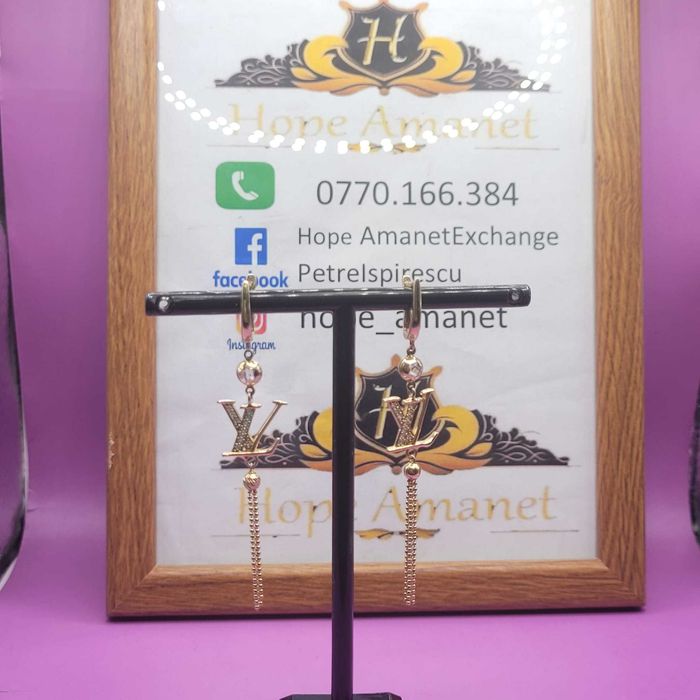 HOPE AMANET P2- Cercei din aur 14 K / 5.69 GR