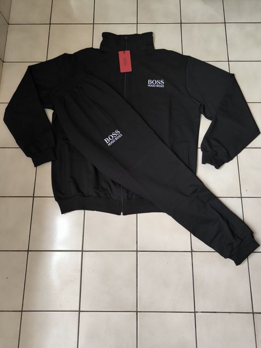 Памучен екип ГИГАНТ 3XL, 4XL, 5XL, 6XL с качулка и долнище с ластик