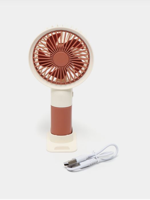 tez USB zaryadlovchi va telefon stendli portativ mini fan, 2 in 1