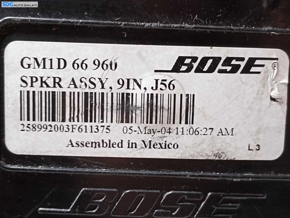 Boxa Difuzor Subwoofer Spate Mazda 6 2002 - 2008 Cod GM1D66960 GM1D 66 960 [M4700]